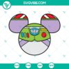 Buzz Lightyear and Mickey Mouse themed SVG files featuring a combination of both characters in a unique design. Perfect for Disney fans.