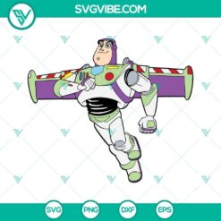 Buzz Lightyear themed SVG image bundle and PNG file for download. Perfect for crafting projects and fan art.