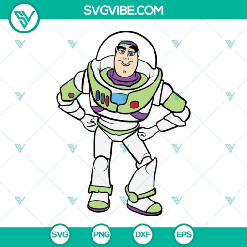 Buzz Lightyear SVG file for Cricut and Silhouette, featuring Toy Story character design. Perfect for crafts and DIY projects.