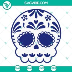 Calaverita Conchas Skull SVG Files Bundle, Mexican Conchas Skull SVG Image, 2