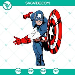 Captain America SVG Files Bundle, Superhero SVG Download, Marvel Avengers SVG Download 6