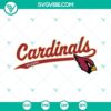 Arizona Cardinals SVG files with team logos, mascot, and design elements in various formats for Cricut and other cutting machines.