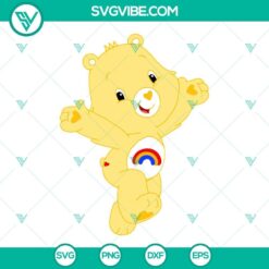 Care Bear themed SVG download for Cricut and Silhouette, including DXF, EPS, and PNG clipart formats.