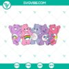 Care Bears 16oz Libbey can glass wrap SVG file featuring a cartoon cup wrap design. Ideal for DIY creations or craft projects.