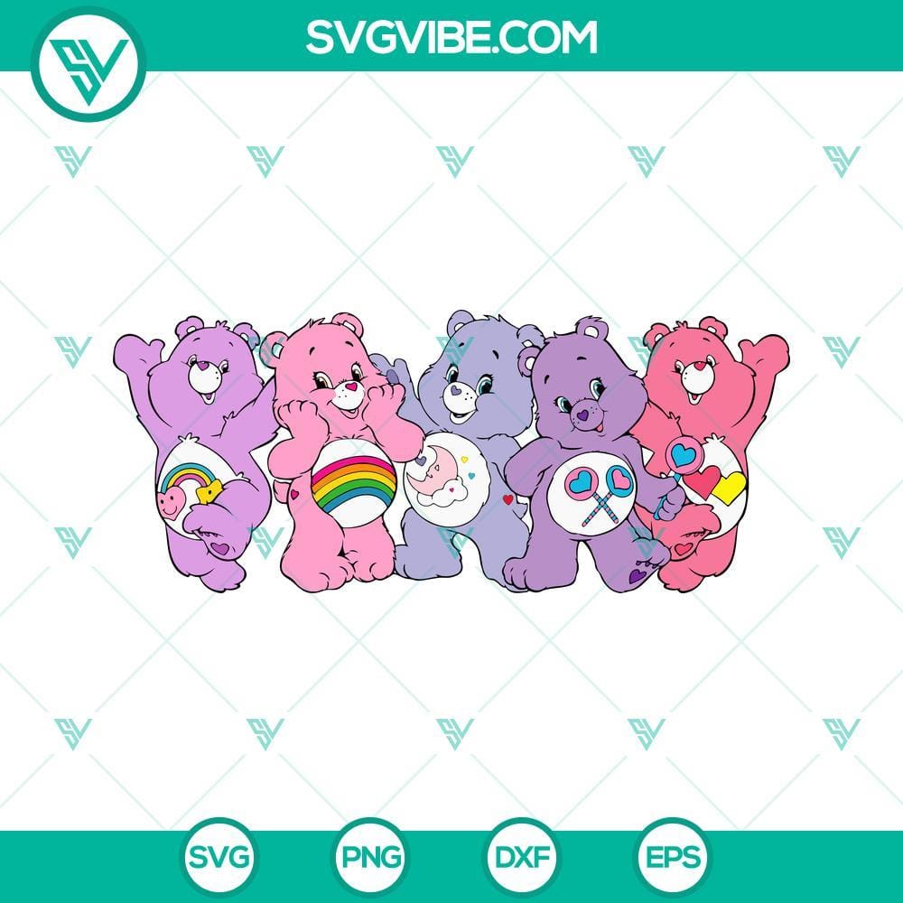 Care Bears 16oz Libbey Can Glass Wrap SVG, Cartoon Cup Wrap SVG PNG DXF EPS Care Bears 16oz Libbey can glass wrap SVG file featuring a cartoon cup wrap design. Ideal for DIY creations or craft projects.