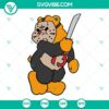 Care Bears Halloween SVG bundle with horror movie theme, ideal for digital crafting and spooky projects.