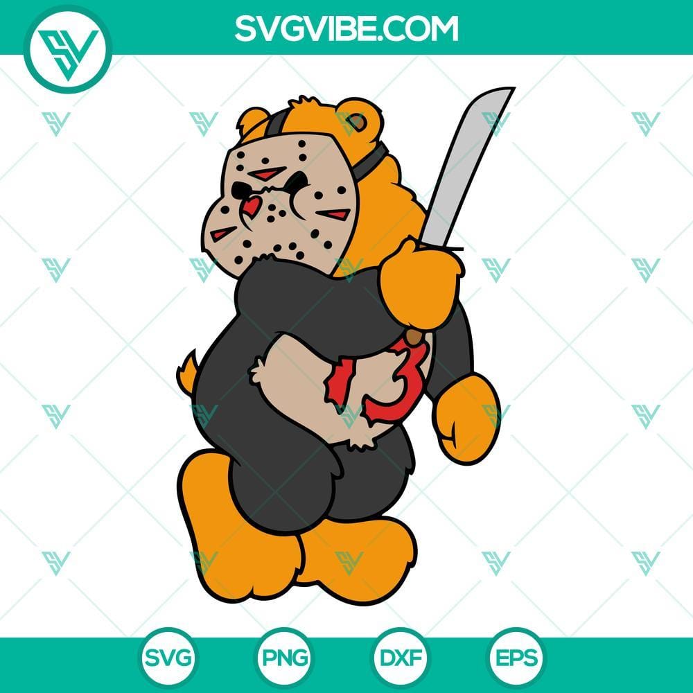 Care Bears Halloween SVG Bundle, Care Bears Horror Movie Characters SVG Files Care Bears Halloween SVG bundle with horror movie theme, ideal for digital crafting and spooky projects.