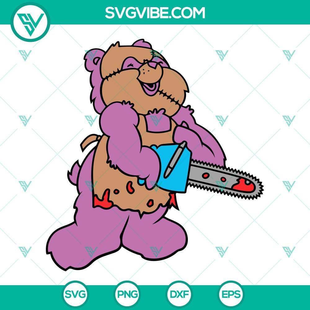 Care Bears Halloween SVG Bundle, Care Bears Horror Movie Characters SVG Files Care Bears Halloween SVG Files Bundle, Care Bears Horror Movie 2