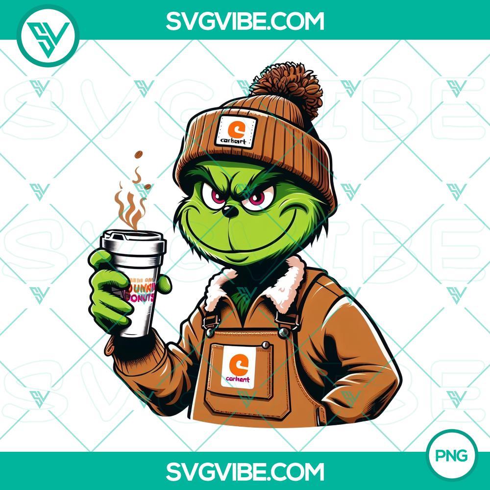 Carhartt Grinch Dunkin Donuts PNG Files, Grinch Coffee Christmas PNG Download Carhartt Grinch Dunkin Donuts PNG files with Grinch Coffee Christmas design, perfect for holiday season digital downloads.