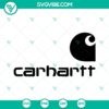 Carhartt SVG design with PNG, DXF, EPS files for Cricut, featuring versatile files for crafting projects.