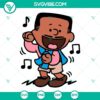 Carlton Banks SVG Files and The Carlton Dance SVG File with Alfonso Ribeiro design; perfect for fan merchandise and crafting projects.