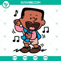 Carlton Banks SVG Files and The Carlton Dance SVG File with Alfonso Ribeiro design; perfect for fan merchandise and crafting projects.