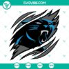 Carolina Panthers ripped claw SVG images, perfect for Carolina Panthers fans. Download high-quality SVG files.