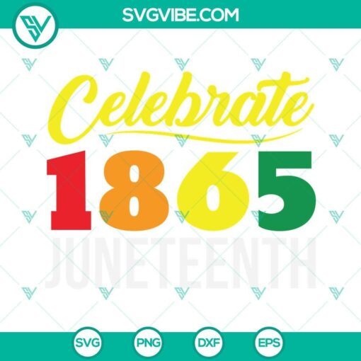 1865 Juneteenth SVG images for celebrating Black History, featuring Juneteenth 1865 design elements.