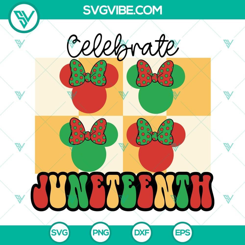 celebrate-juneteenth-minnie-mouse-svg-afro-kid-svg-cute-disney-juneteenth-girl-svg-png-dxf-eps-4-mockup.jpg Juneteenth Minnie Mouse and Afro Kid SVG designs for celebrating, featuring cute Disney characters. Great for crafts and projects.