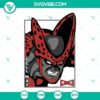 Dragon Ball SVG design featuring cells, includes SVG files in PNG, DXF, and EPS formats.