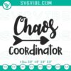Chaos Coordinator embroidery design for Teacher Appreciation with a humorous touch. Perfect gift for teachers.