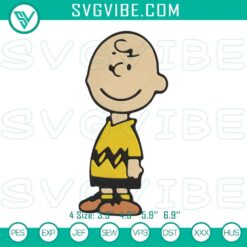 Charlie Brown and Snoopy machine embroidery designs inspired by Peanuts movie characters. Ideal for crafting projects.