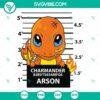 Charmander Pokemon SVG character for digital designs, cute fire-type Pokemon illustration.