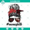 Cheer and Football MOM SVG images in Black and Red team colors, perfect for sports fans.