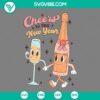Happy New Year 2024 champagne SVG download for Cheers celebration, includes PNG, EPS, and DXF files. Great for festive designs.