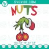 Chest Nuts Grinch hand embroidery file featuring a couple Christmas design. Festive and detailed stitching patterns for holiday crafts.