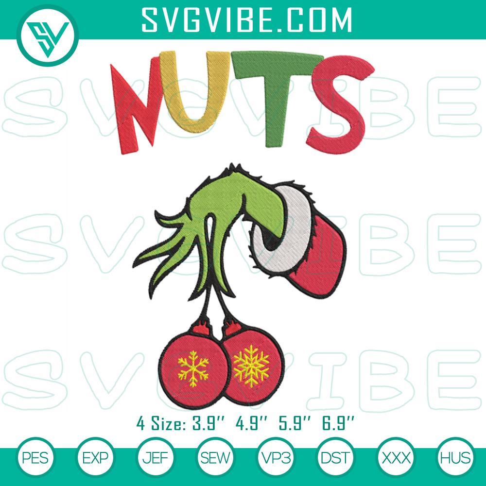 Chest Nuts Grinch Hand Embroidery Designs, Couple Christmas Embroidery Files Chest Nuts Grinch hand embroidery file featuring a couple Christmas design. Festive and detailed stitching patterns for holiday crafts.