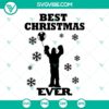 Chewbacca Star Wars Christmas SVG files with Best Christmas Ever design for holiday crafting projects.