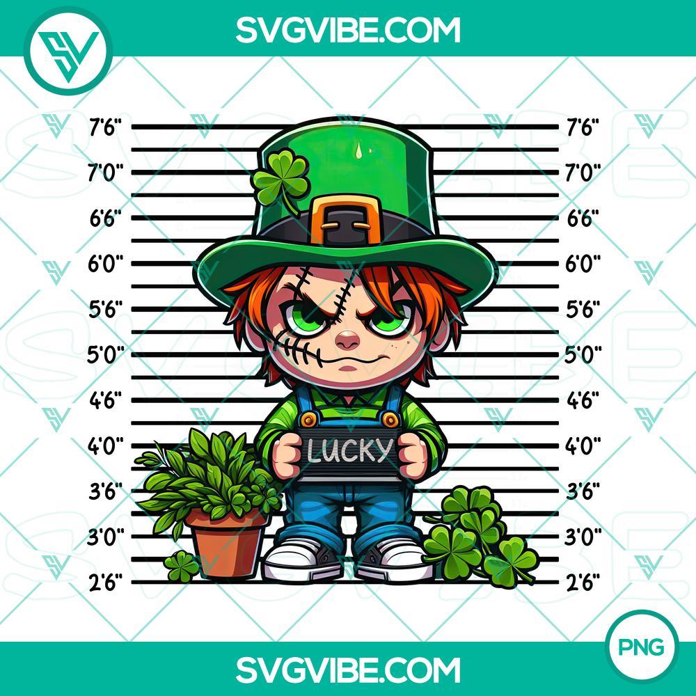 Chibi Chucky Horror Killer PNG Files, Lucky Chucky Shamrock 4 Leaf Clover PNG Image Chibi Chucky horror killer PNG and Lucky Chucky shamrock 4 leaf clover PNG design for digital use.