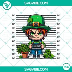 Chibi horror killer characters in St. Patrick's Day theme PNG file bundle for digital use. Ideal for horror-themed designs.