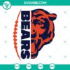Chicago Bears SVG file with layered images in PNG DXF EPS formats for the city of Chicago, ideal for crafts and projects.