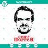 Chief Hopper Stranger Things SVG design for Cricut, in PNG, DXF, and EPS formats. High quality digital product for crafting.