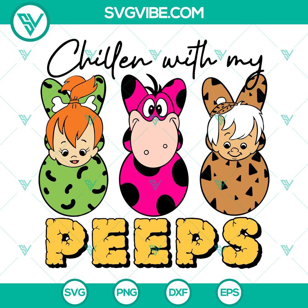 chillen-with-my-peeps-svg-the-flintstones-svg-easter-eggs-svg-easter-day-svg-png-dxf-eps-digital-file-2-mockup.jpg Chillen With My Peeps SVG File, The Flintstones SVG Image, Easter Eggs SVG Images for Easter crafting projects.