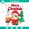 Chilli Heeler Bluey Merry Christmas SVG file with PNG, DXF, and EPS formats, perfect for holiday crafts and projects.
