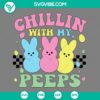 Bunny Peeps Easter SVG featuring cute bunny designs, perfect for spring crafts. Download as PNG, DXF, EPS.