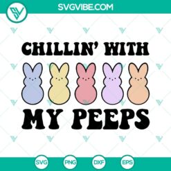 Easter bunny rabbit SVG files with a retro design, perfect for crafting.