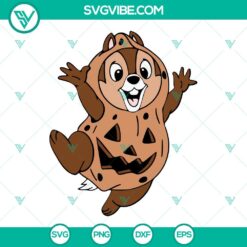 Chip And Dale Halloween peanut costume SVG images, funny Disney characters dressed as peanuts for Halloween.