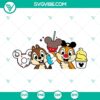 Chip and Dale Disneyland snacks design for Cricut, SVG download with PNG DXF EPS files included.