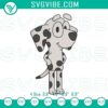 Chloe Bluey embroidery design with cartoon stitch file, ideal for digital projects, cute and colorful character.