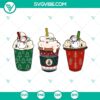 Christmas coffee latte SVG design with festive elements for holiday crafting, in PNG, DXF, EPS formats.