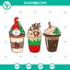 Christmas themed SVG file featuring a cozy, late night coffee drink design, perfect for holiday crafting and decoration.