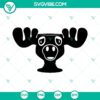 National Lampoon's Christmas Vacation Moose Mug SVG with Eggnog design, festive SVG and PNG files for Christmas crafts and projects.