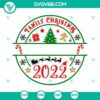 Christmas Family Shirt SVG with "Family Christmas 2022" design for download, festive holiday apparel.
