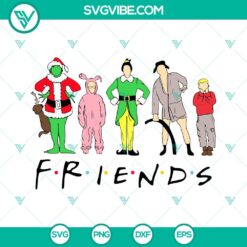 Christmas Friends SVG images of popular Christmas movies characters in PNG, EPS, DXF formats. Perfect for holiday crafting projects.