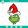Christmas Grinch SVG bundle featuring Grinch Santa Hat and Cindy Lou Who designs. Perfect for holiday crafts and projects.