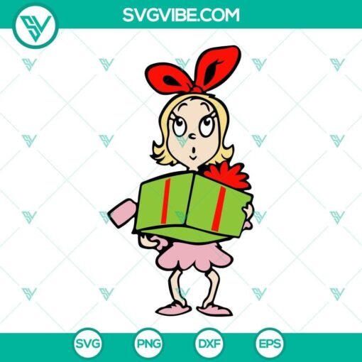 Christmas Grinch SVG File Bundle, Grinch Santa Hat SVG Images, Cindy Lou Who 2
