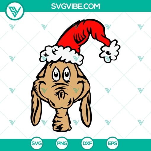 Christmas Grinch SVG File Bundle, Grinch Santa Hat SVG Images, Cindy Lou Who 3