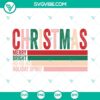 Christmas Merry Bright Ho Ho Ho SVG with funny quotes, ideal for holiday crafting. Compatible with PNG, EPS, and DXF formats.