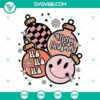 Retro Christmas ornaments SVG files with a Ho Ho Ho design, perfect for holiday crafts and projects.