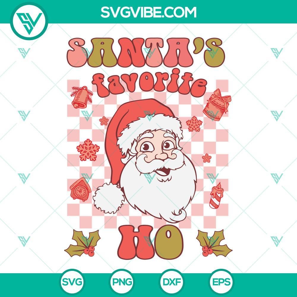 christmas-santa-s-favorite-ho-svg-christmas-2022-svg-santa-claus-svg-santa-ho-svg-2-mockup.jpg Christmas 2022 Santa theme SVG image with text "Santa's Favorite Ho" for instant digital download, perfect for holiday crafting projects.